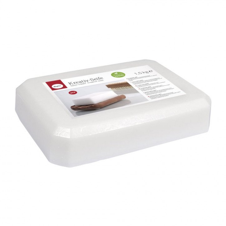 Kreativ-Seife, opak, Block 1,5 Kg