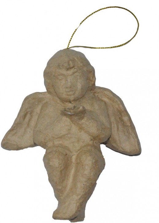 Pappmachee Figur "Engel" 6 x 10 x 9 cm