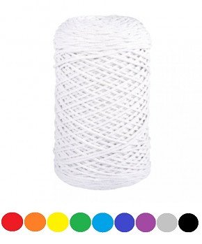 Braidy Recycling Garn, geflochten, 2mm ø (250g Knäuel), Knäuel 250m