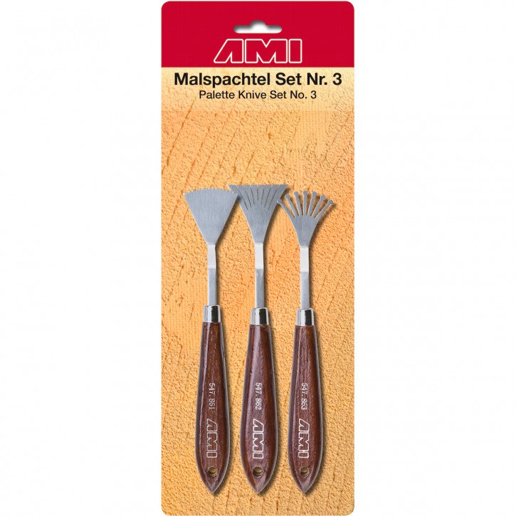 Malspachtel Set 3 Stück