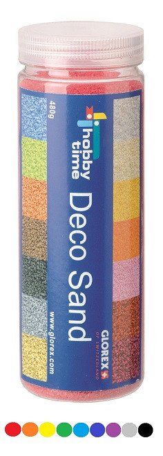 Deco Sand 480g, Schwarz