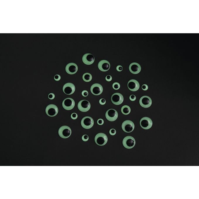 Wackelaugen Glow in the dark, sortiert SB-Btl. 40Stück