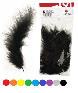 Flauschfeder, 10-15 cm, SB-Btl. 15 Stück