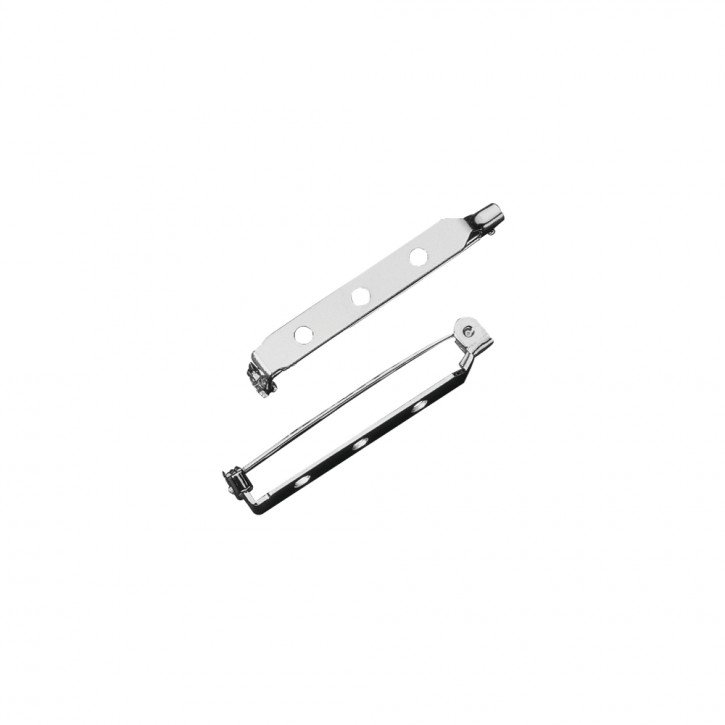 Broschennadel mit Steg und SV 30mm, SB-Btl 4Stück