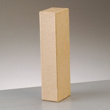 Buchstabe I aus Pappmaché , H 17,5 x B 3,5 x T 5,5 cm