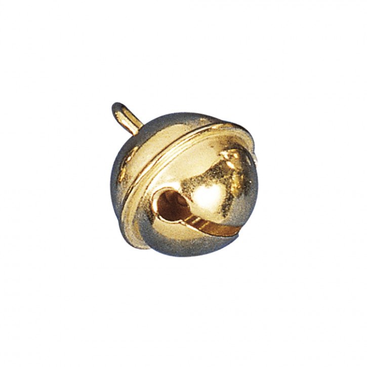Deko-Metallglöckchen kugelförmig 19 mm
