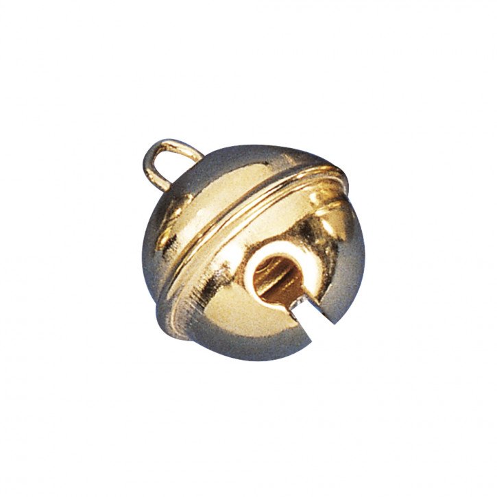 Deko-Metallglöckchen kugelförmig 24 mm
