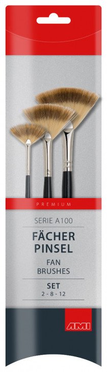 Fächerpinsel Serie A100 AMI