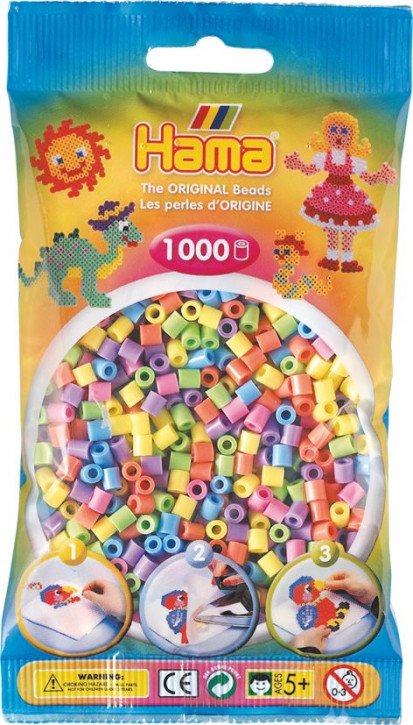Hama Bügelperlen 1000 Stück bunt