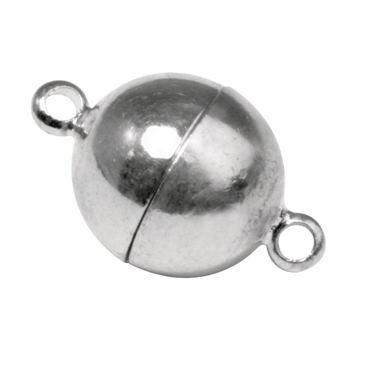 Magnetschließe, extra stark 12mm,silber, SB-Btl 1Stück