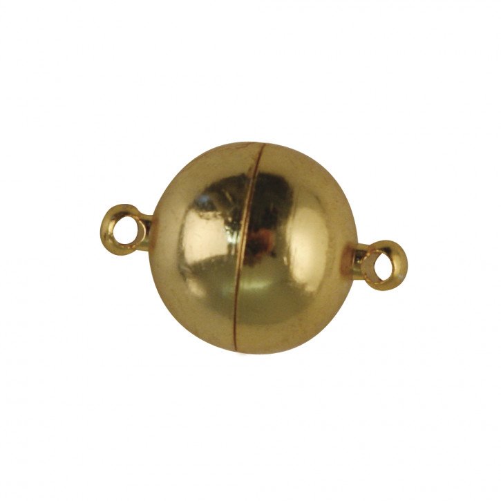 Magnetschließe, extra stark 14mm, gold, SB-Btl 1Stück