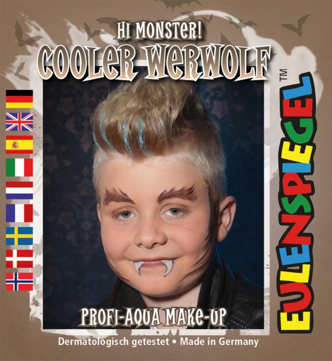 Motiv-Schmink-Set Cooler Werwolf