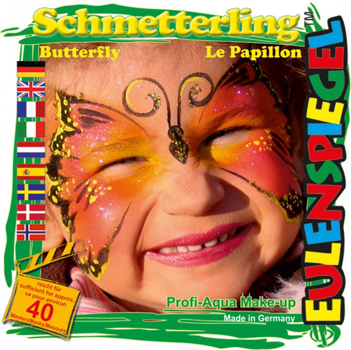 Motiv-Schmink-Set Schmetterling
