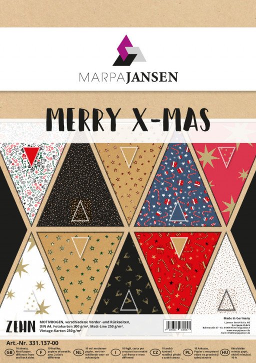 Motivbogen-Sortiment, Merry X-MAS