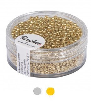 Rocailles, 2,0mm, perlmutt, Dose 17g