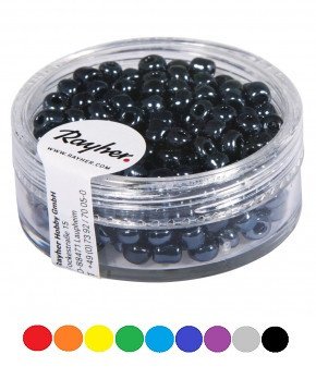 Rocailles, 4 mm, mit Silbereinzug Dose 17 g
