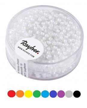 Rocailles Arktis , gelüstert 2,6mm, Dose 17g
