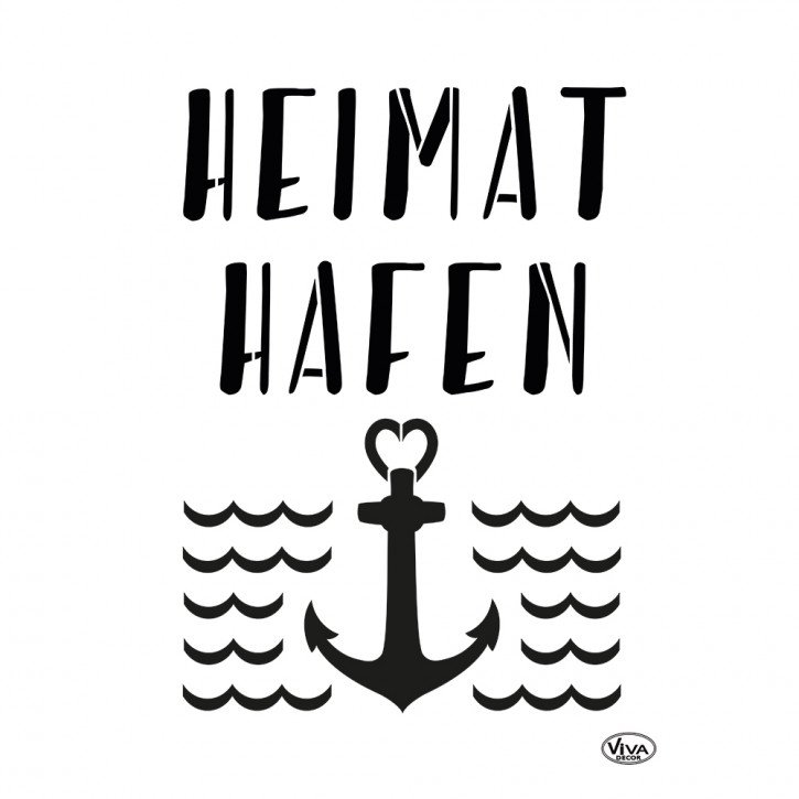 Schablone A3 Heimathafen