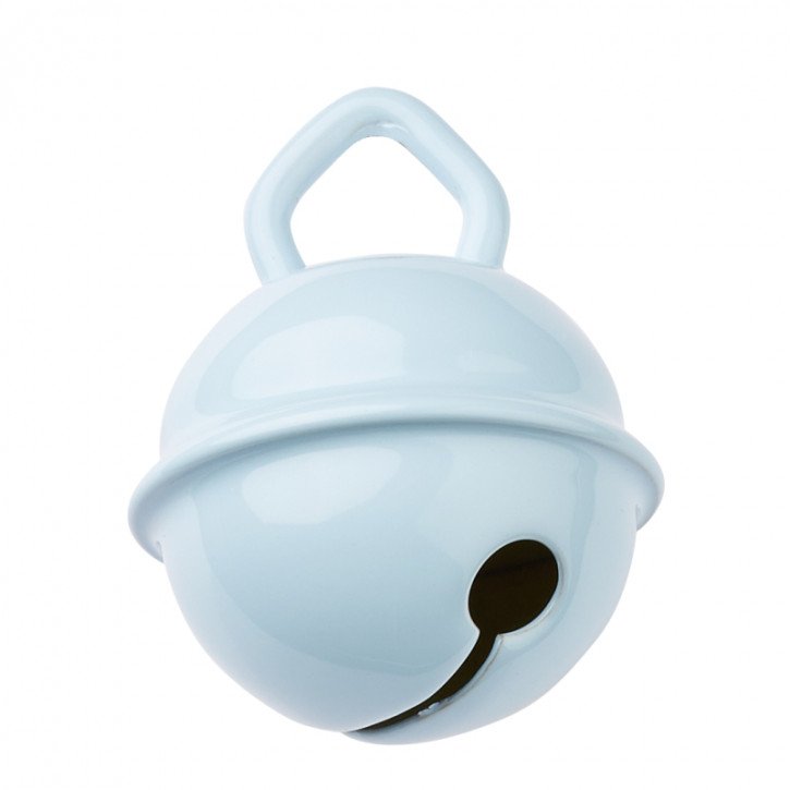 Schnulli-Glöckchen / Schelle, 15 mm, Btl 2 Stück, hellblau