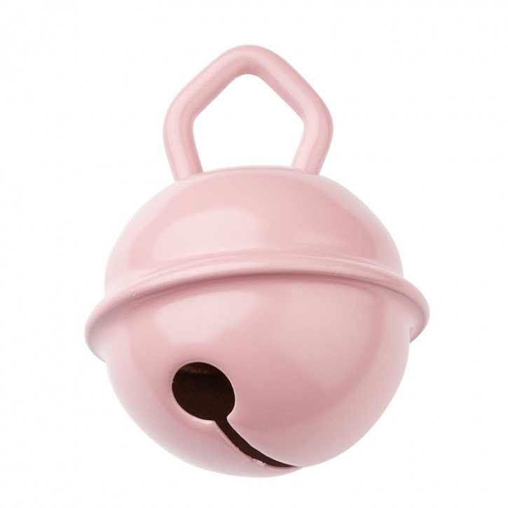 Schnulli-Glöckchen / Schelle, 15 mm, Btl 2 Stück, Rosa