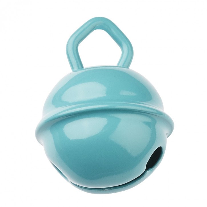Schnulli-Glöckchen / Schelle, 15 mm, Btl 2 Stück, Türkis