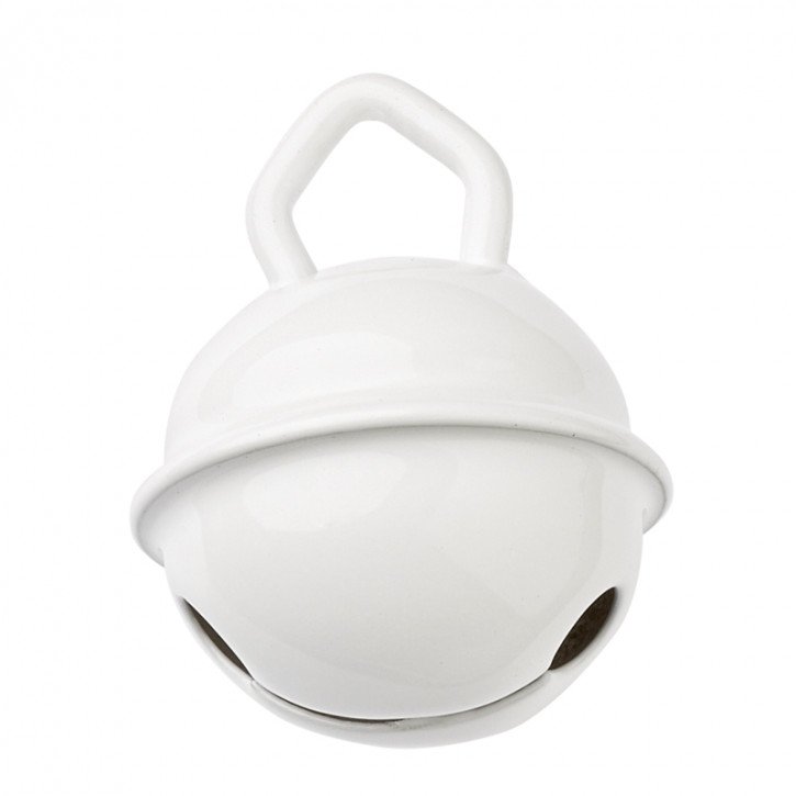 Schnulli-Glöckchen / Schelle, 15 mm, Btl 2 Stück, Weiß