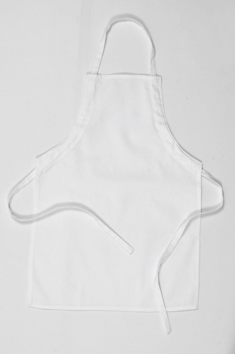 Schürze Baumwolle, weiß, 43x61 cm 1 Stück