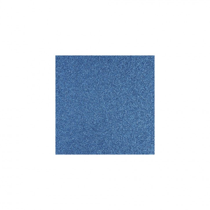 Scrapbooking-Papier: Glitter, azurblau 30,5x30,5cm, 200 g/m2