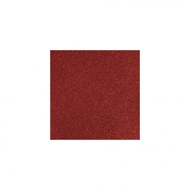 Scrapbooking-Papier: Glitter, kardinalrot 30,5x30,5cm, 200 g/m2