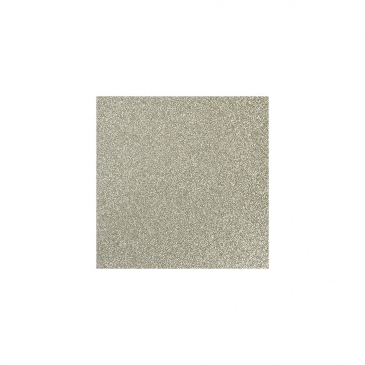 Scrapbooking-Papier: Glitter, silber irisierend 30,5x30,5cm, 200 g/m2