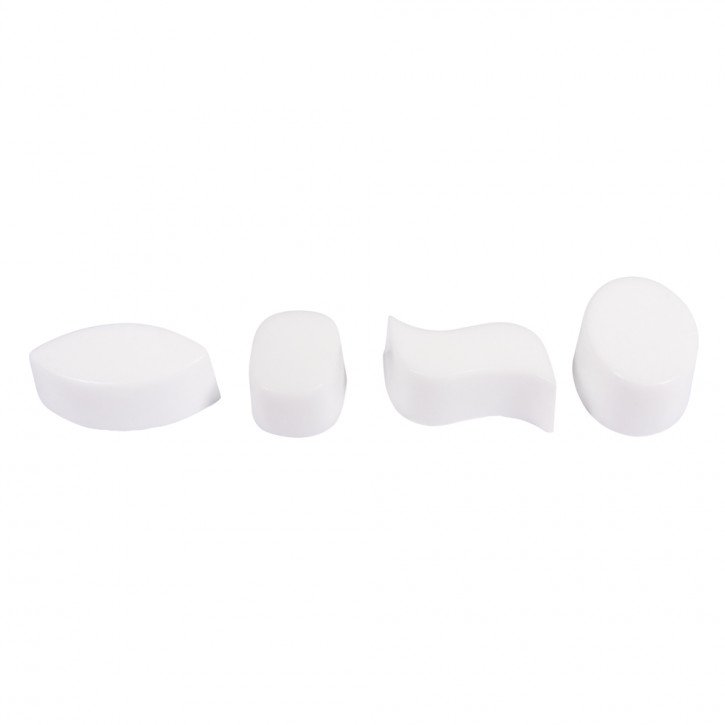 Seifengießform: Ovale, Tiefe 3cm, 4 teilig