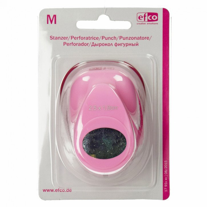 Stanzer M Oval 2,5x1,8 cm