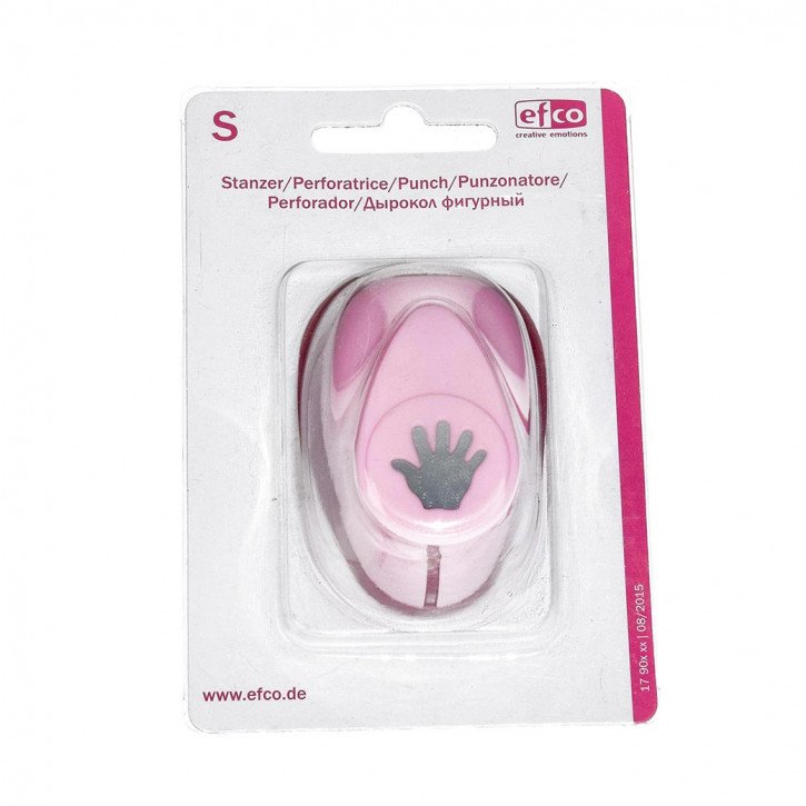 Stanzer S Handabdruck 1,5x1,5 cm