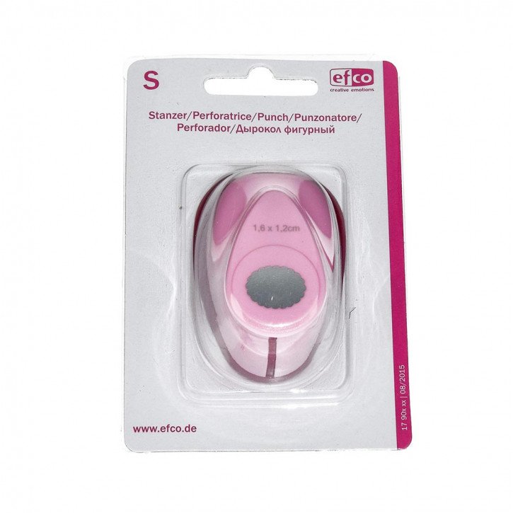 Stanzer S Oval gezahnt 1,6x1,2 cm
