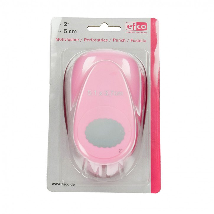 Stanzer XL Oval gezahnt 5,0x3,7 cm