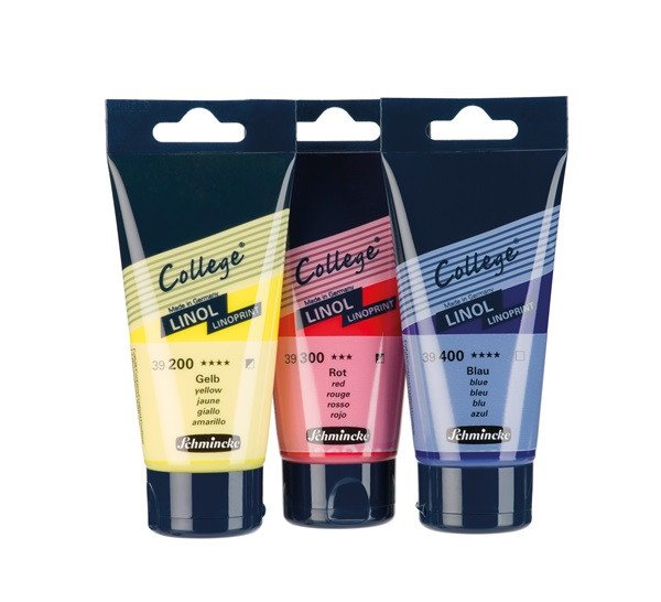 Schmincke, College® Linol, Sorte 39, 75 ml, 12 Farben