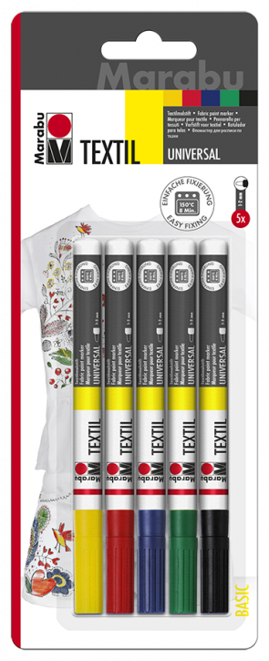 Texilpainter 5Stk. 1-2mm
