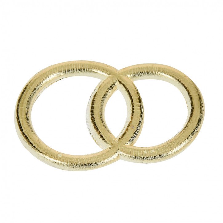Wachs-Eheringe gold 3,0cm, SB-Btl 1Stück