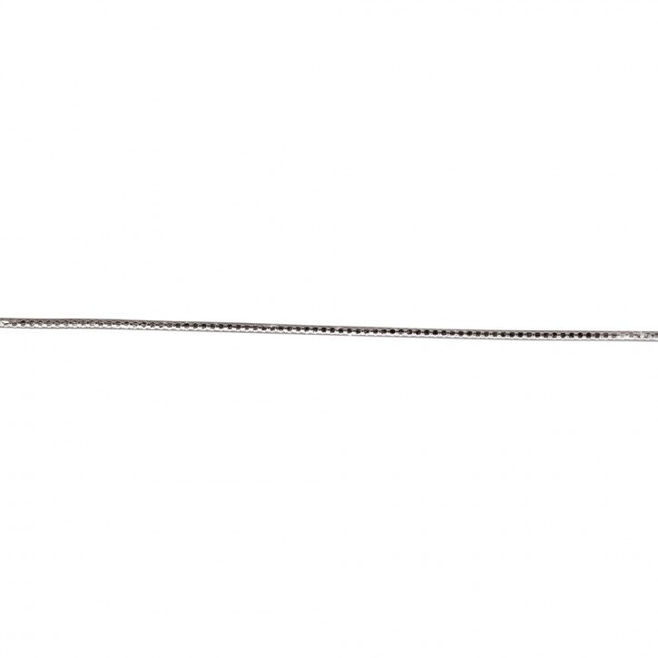 Wachs-Perlstreifen 20x0,2cm, SB-Btl 11Stück, silber