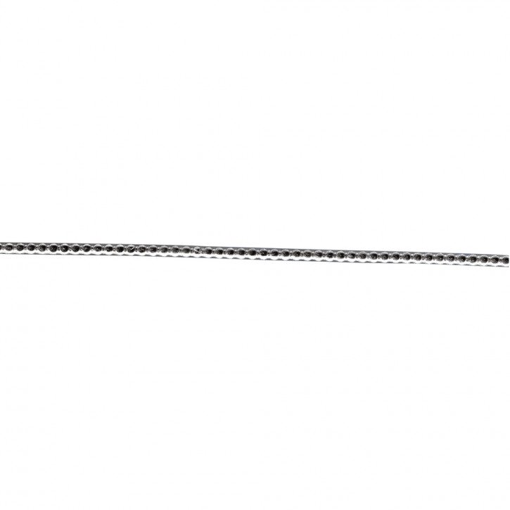 Wachs-Perlstreifen 20x0,4cm, SB-Btl 6Stück, silber
